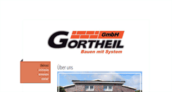 Desktop Screenshot of gortheil-bau.de